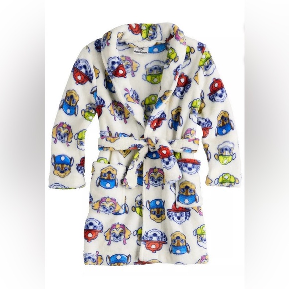 Nickelodeon Paw Patrol Toddler Boy Plush Robe Size 2T - Picture 1 of 6